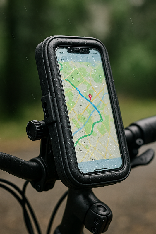 BiciLock Pro - Soporte para Teléfono Moto y Bicicleta – Impermeable, Rotación 360°