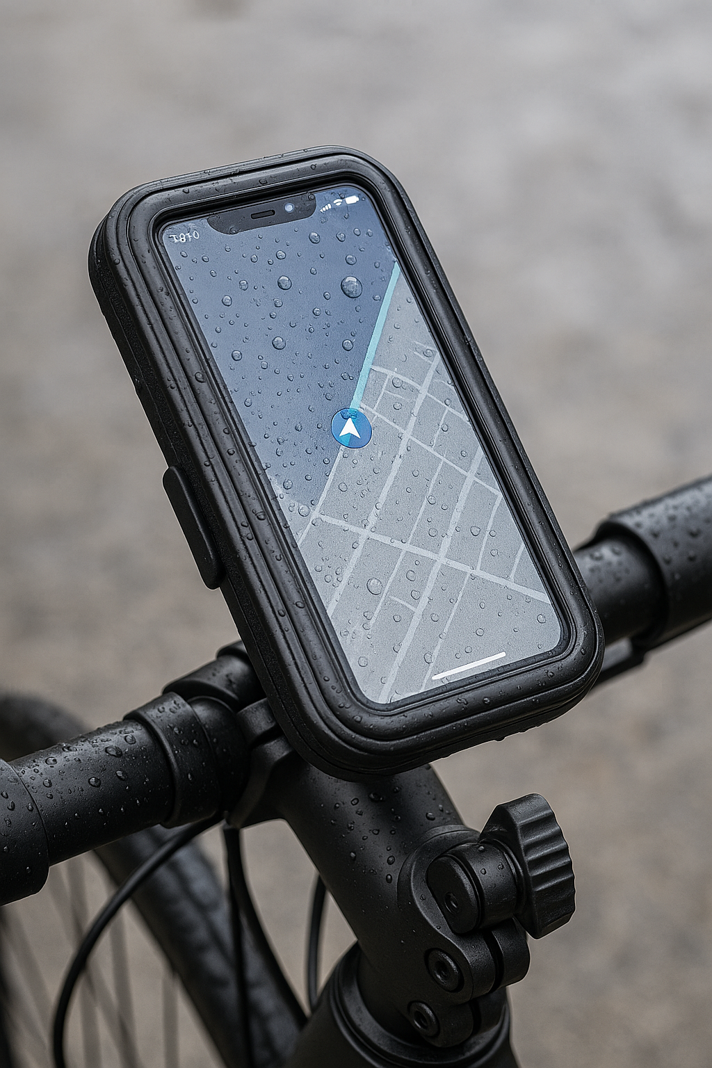 BiciLock Pro - Soporte para Teléfono Moto y Bicicleta – Impermeable, Rotación 360°