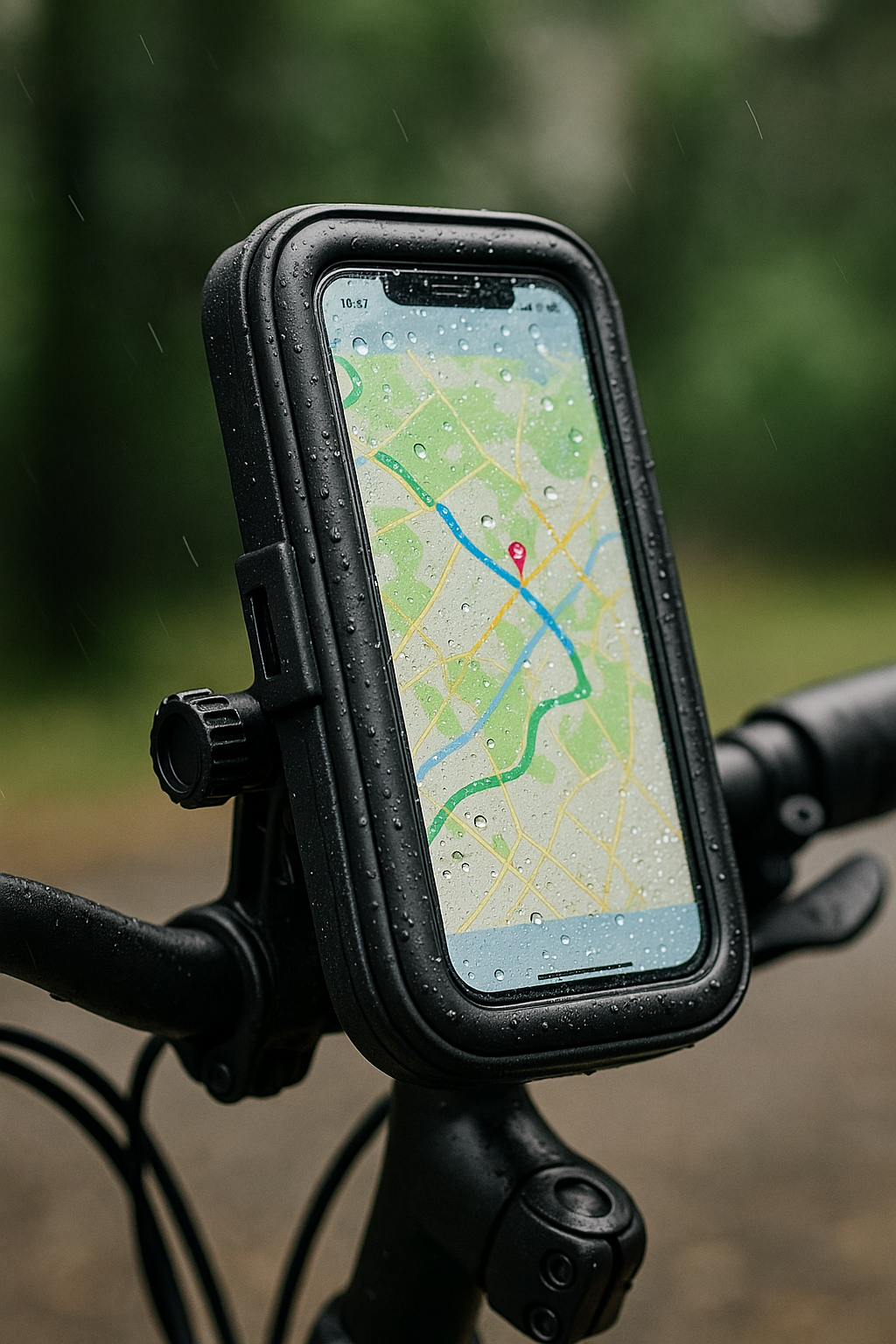 BiciLock Pro - Soporte para Teléfono Moto y Bicicleta – Impermeable, Rotación 360°