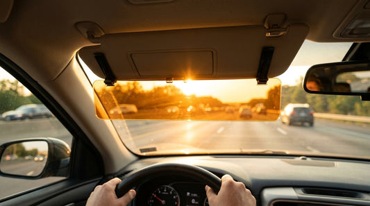 Extensor Anti-Deslumbramiento para Visera de Coche | Protección Solar Día y Noche